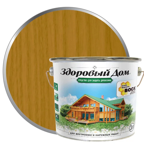 Деревозащитное средство здоровый дом 3,0л