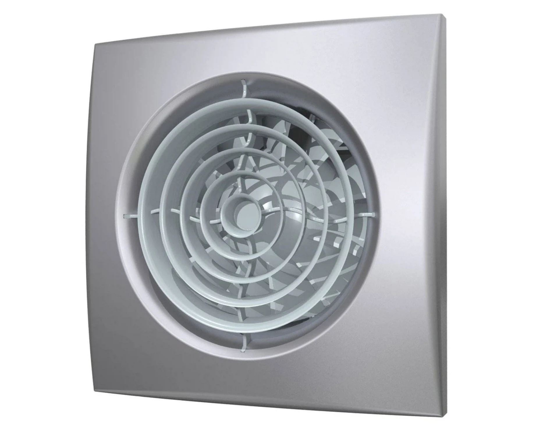 Изображение товара Вентилятор вытяжной осевой накладной 125 мм Diciti Aura 5C Gray metal с обратным клапаном