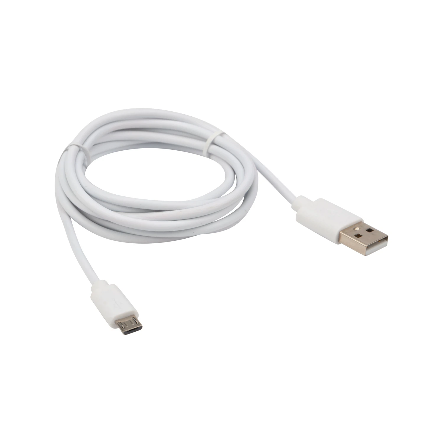 Изображение товара Кабель USB-A – micro USB, 1А, 1,8м, ПВХ, белый REXANT Изображение товара Кабель USB-A – micro USB, 1А, 1,8м, ПВХ, белый REXANT
