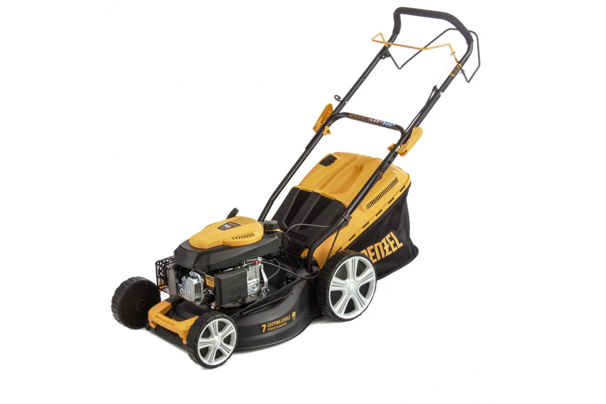 Изображение товара Газонокосилка бензиновая Denzel GLD-460SP 146 куб.см, 46 см ширина, самоходная