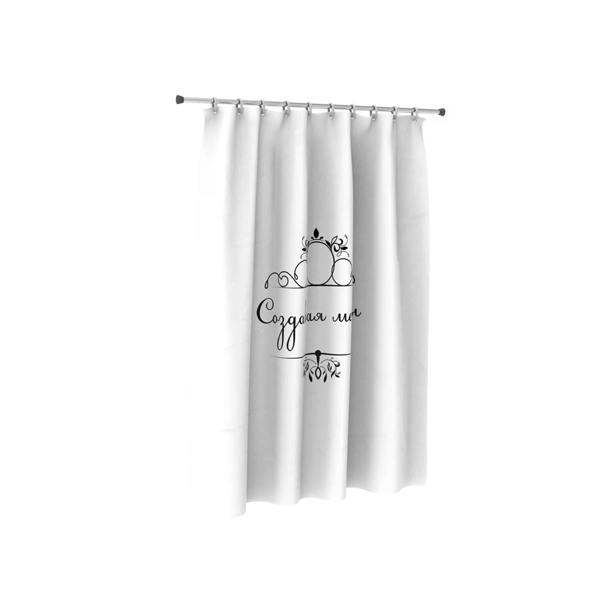 Изображение товара Шторка для ванной комнаты Создавая мечты бежевая