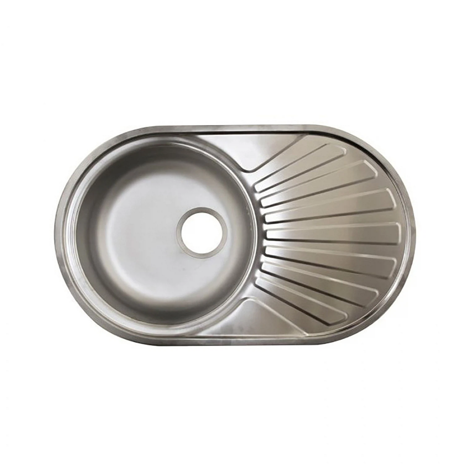 Изображение товара Мойка кухонная Non Эконом 45 Хром, 450*570*160мм.