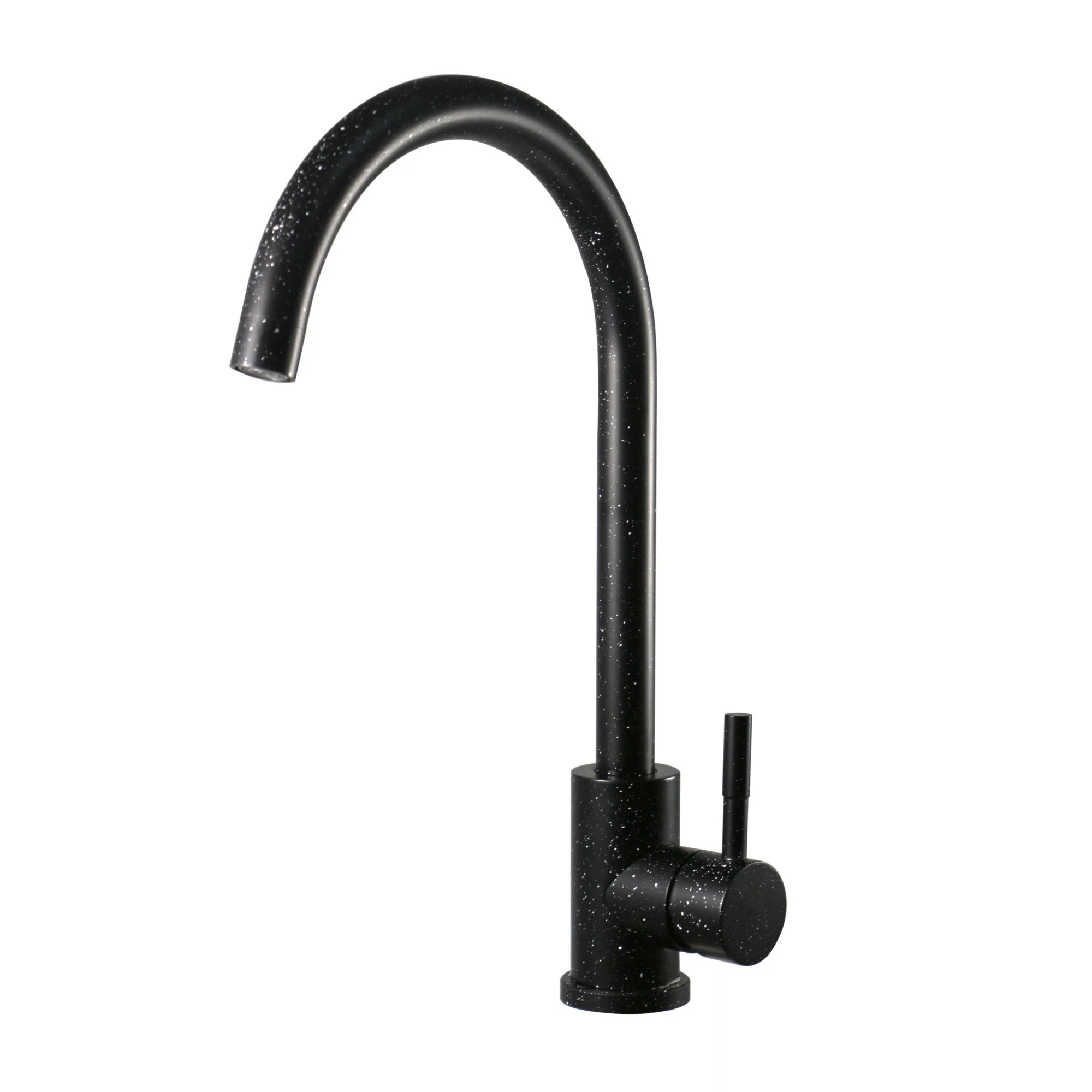Изображение товара Смеситель для кухни Esko K45 Black рычажный с поворотным изливом 10 лет гарантии