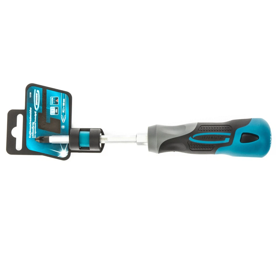 Изображение товара Отвертка PZ2 100 мм S2 с трехкомпонентной рукояткой Gross