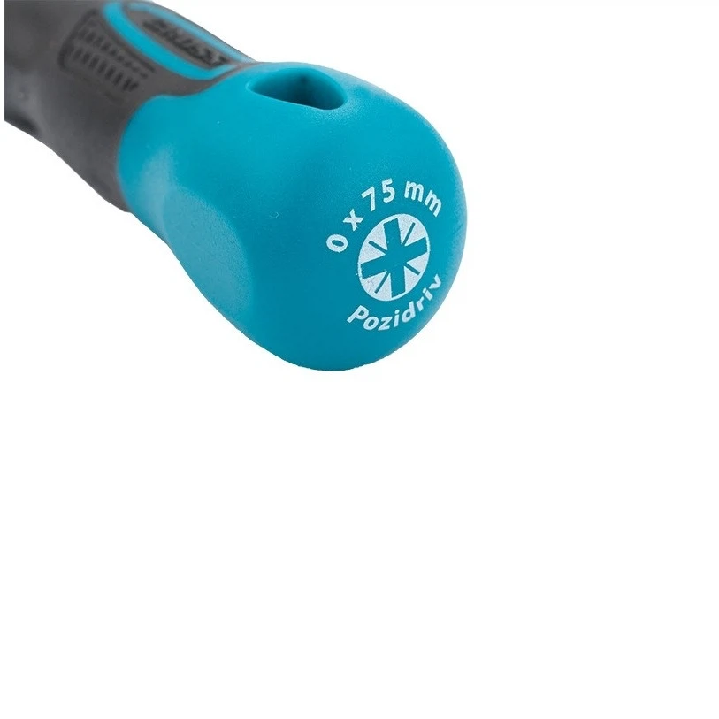 Изображение товара Отвертка pz0 x 75 мм, s2, трехкомпонентная ручка Gross 12155