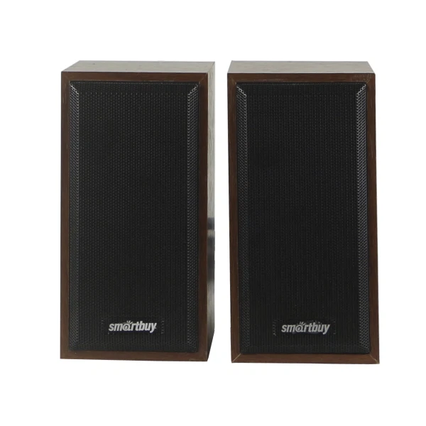 Фото Компьютерная колонка 6вт one (система 2.0, дерево, питание от usb) smartbuy, sba-102)