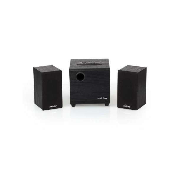 

компьютерная колонка 12вт sparta (система 2.1, fm, mp3, питание 220v) smartbuy, sba-200