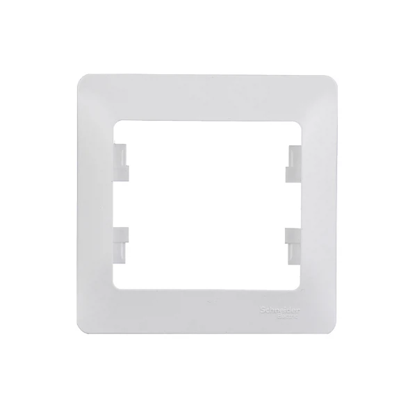 

рамка (белая, одноместная) schneider electric glossa gsl000101, Белый