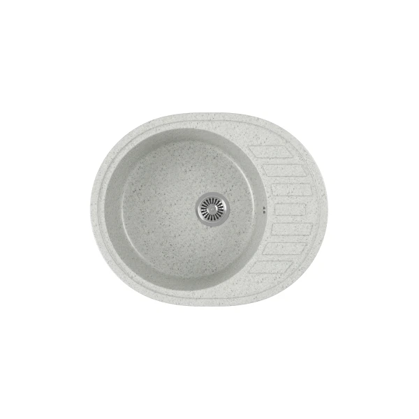 мойка кухонная мраморная greenstone 62x50 grs-62-310 серый