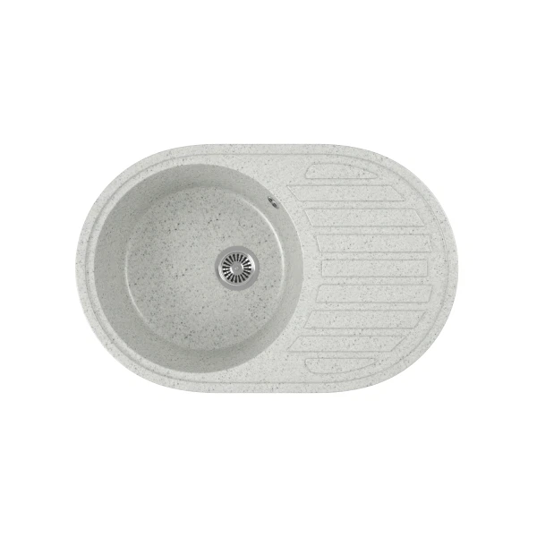 

мойка кухонная мраморная greenstone 77x50 grs-18l-310 серый