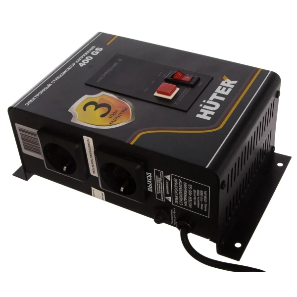 Стабилизатор huter 400gs 140-260r ip20, 0,3 квт