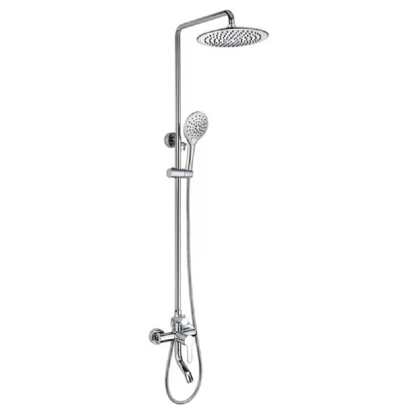 

душевая колонна со смесителем для ванны bravat f6334368cp-a-rus