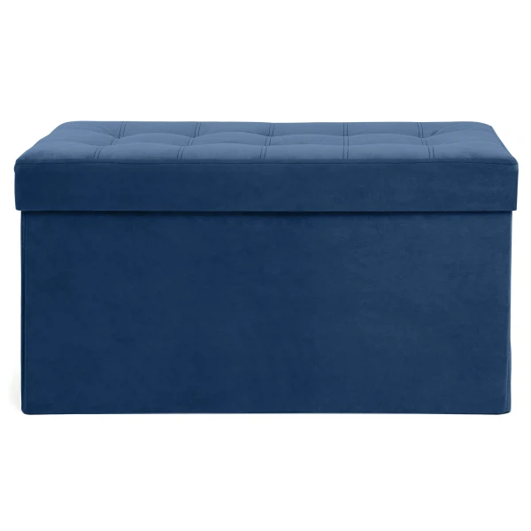 

пуф каркасный прямоугольный nrava home тироль 780х390х420 синий