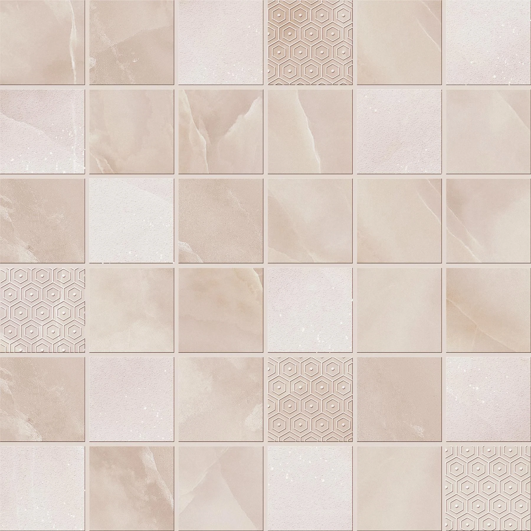 Изображение товара Декор мозаика керамическая Onice Pesco бежевый 30x30 см для стен