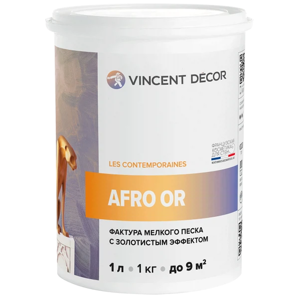

покрытие vincent decor afro or декоративное 1л