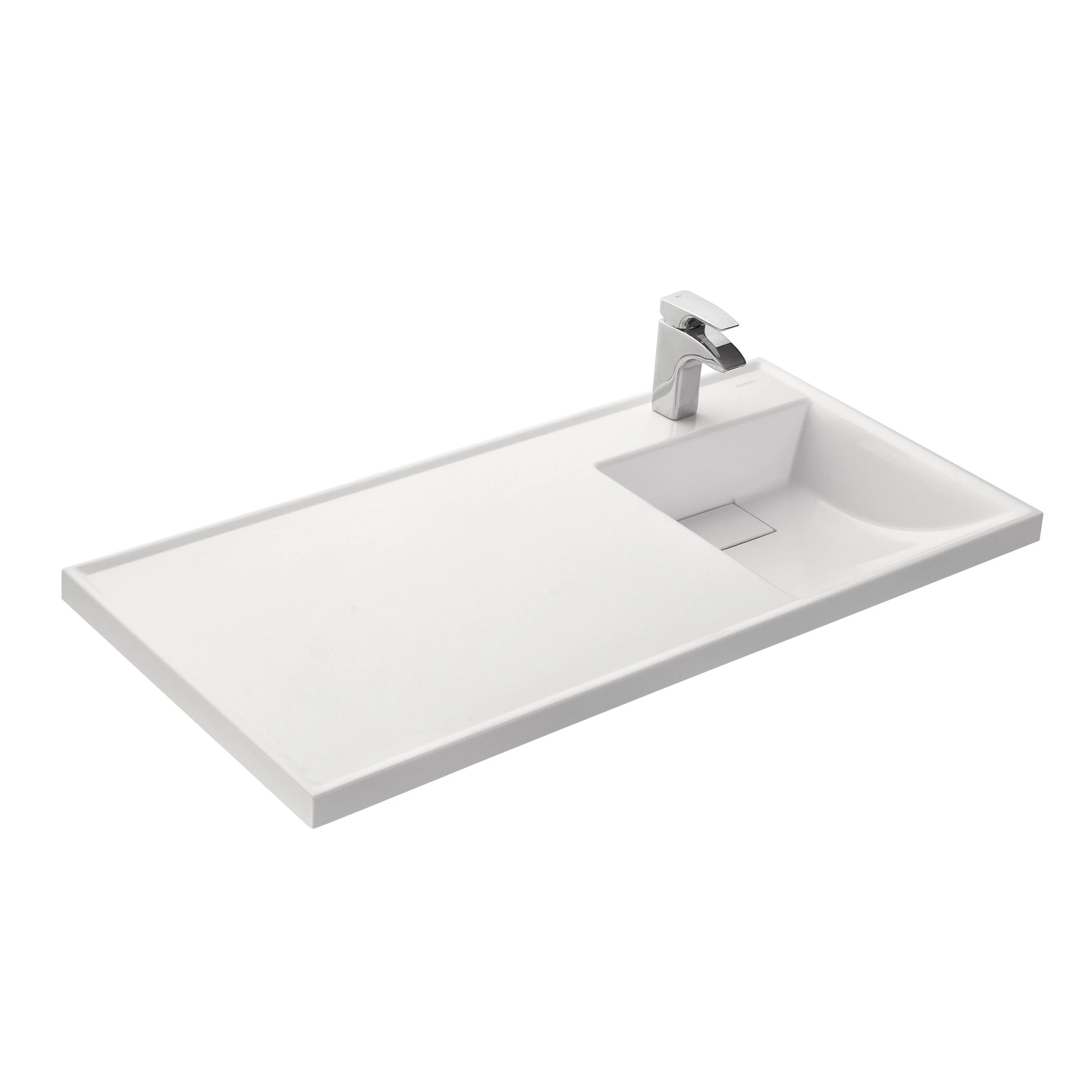Изображение товара Раковина Aquaton 1A72223KLH010 из искусственного мрамора с защитным покрытием