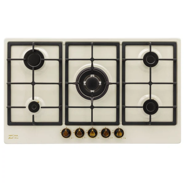варочная поверхность газовая встраиваемая 90 см 5конф krona novanta 00026309