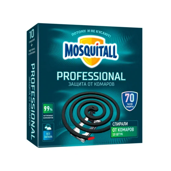 Спирали mosquitall от комаров 10шт