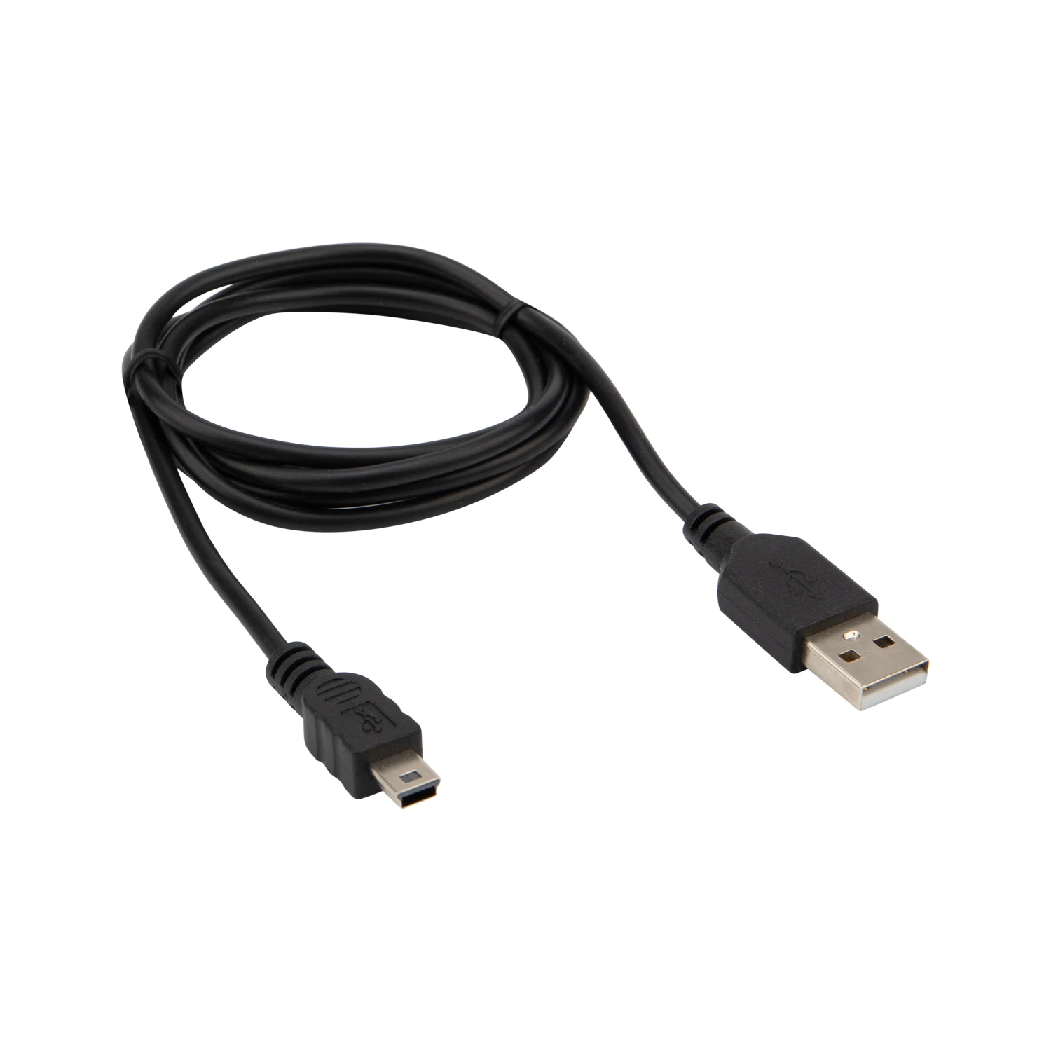 Изображение товара Кабель USB-A – mini USB, 1А, 1м, ПВХ, черный REXANT