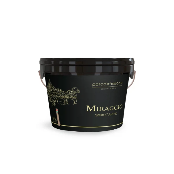 

декоративное покрытие parade miraggio с эффектом антик 2,5л