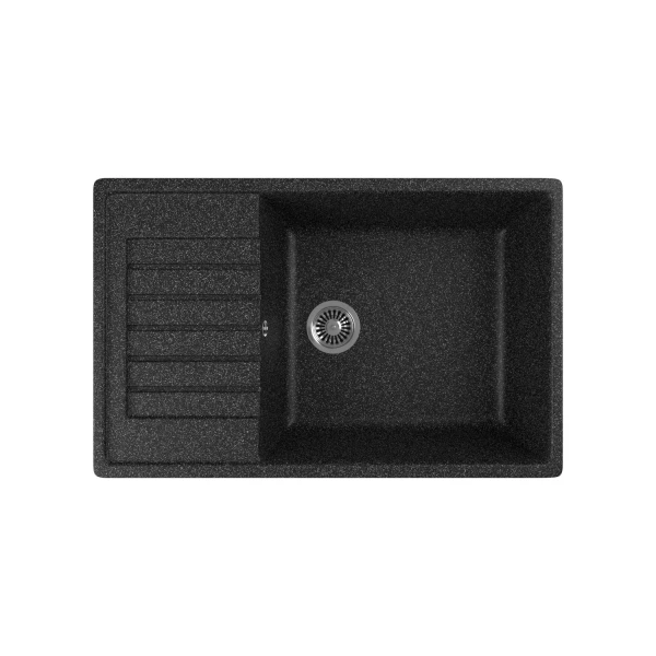 

мойка кухонная мраморная greenstone 78x50 grs-78l-308 черный