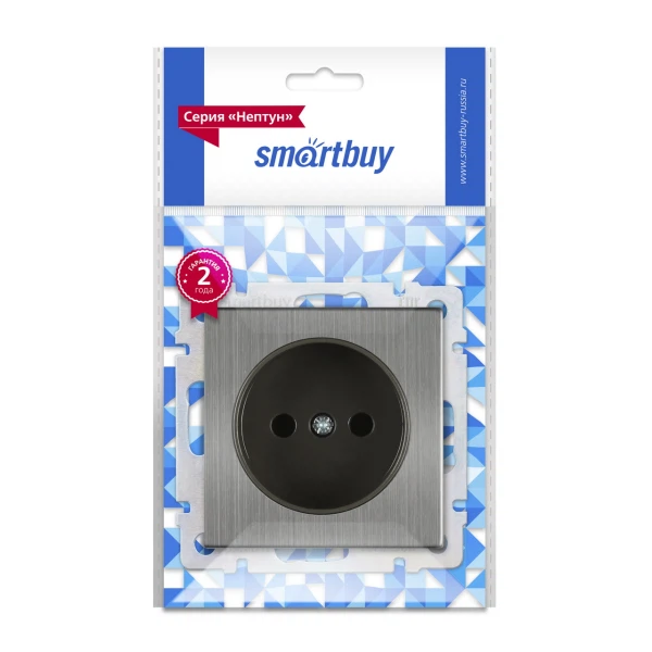 Розетка 1-ая smartbuy нептун скрытая, без