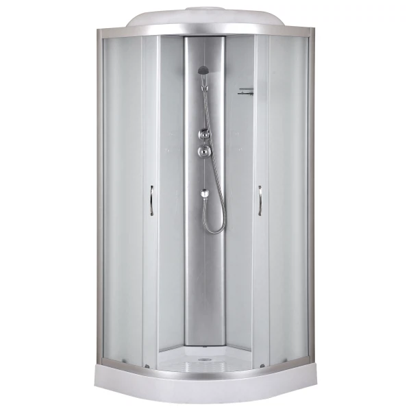 

душевая кабина loranto cs-6691 f, 90*90*215 поддон 13см. белая