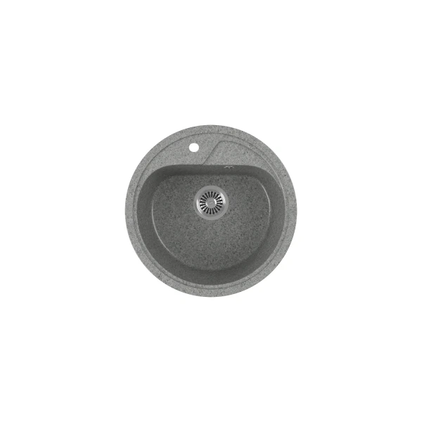 

мойка кухонная мраморная greenstone 44,5x44,5 grs-04-309 темно-серый