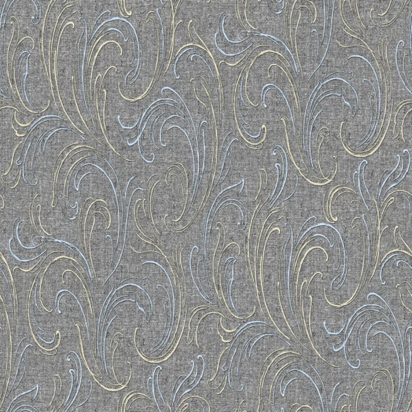 Фото Обои 60140-06 erismann leticia флизелин 1.06x10,05м узор серый