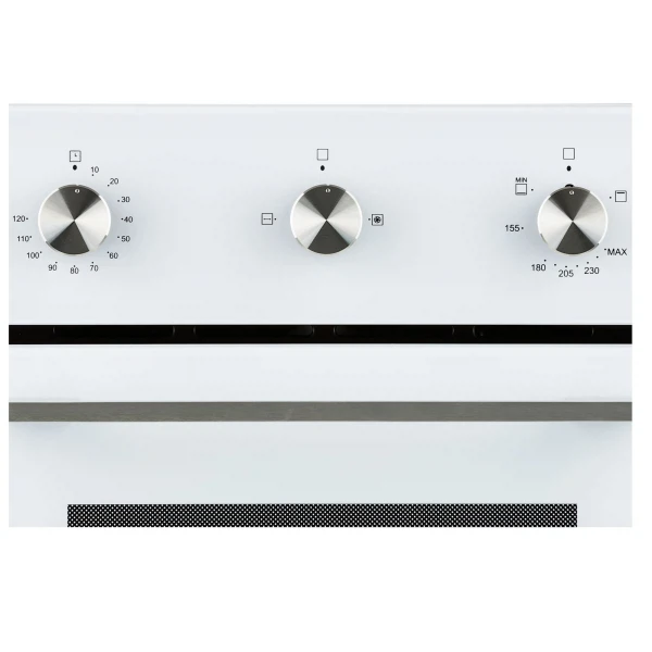 духовой шкаф газовый 45см белаый krona stretto 45 wh