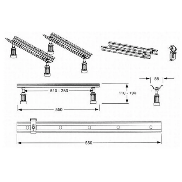 Фото Ножки для ванны ideal standard tonic ii k727467