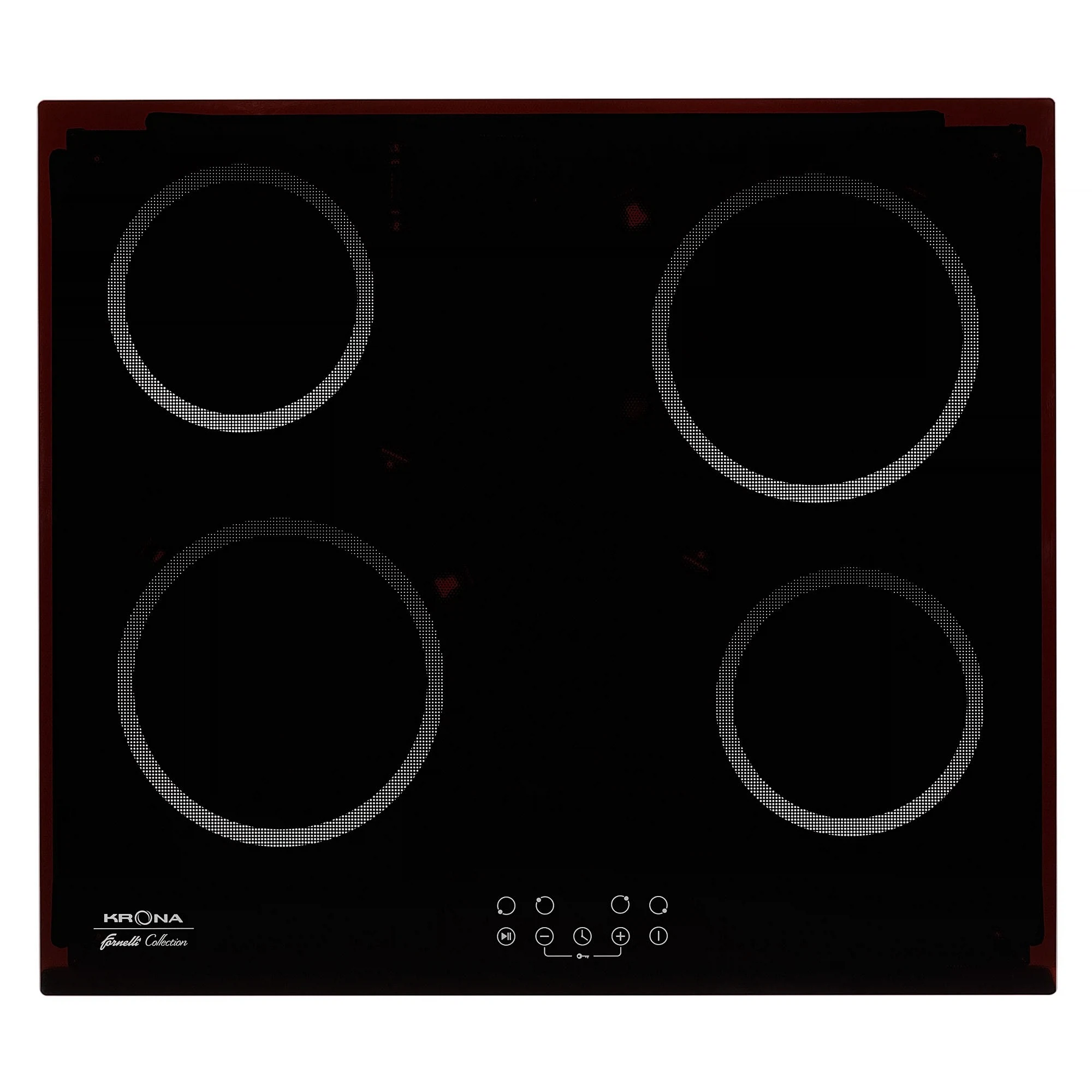 Изображение товара Встраиваемая электрическая варочная поверхность Krona ACCORDO 60 BL, 4 конфорки