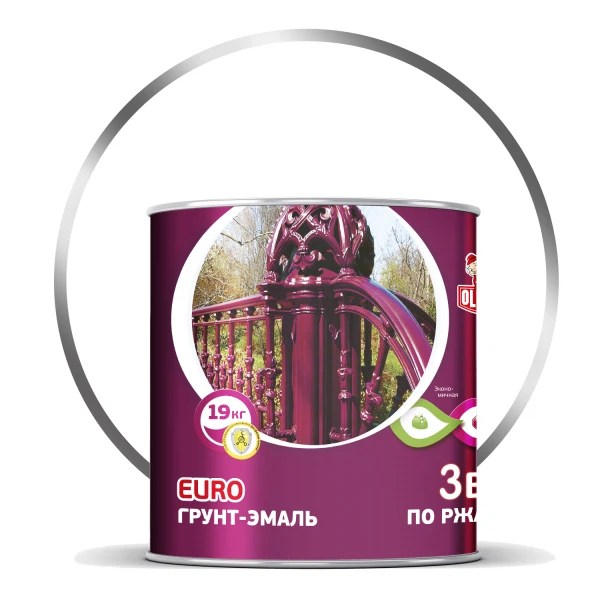 

грунт-эмаль по ржавчине olecolor белый 2 кг