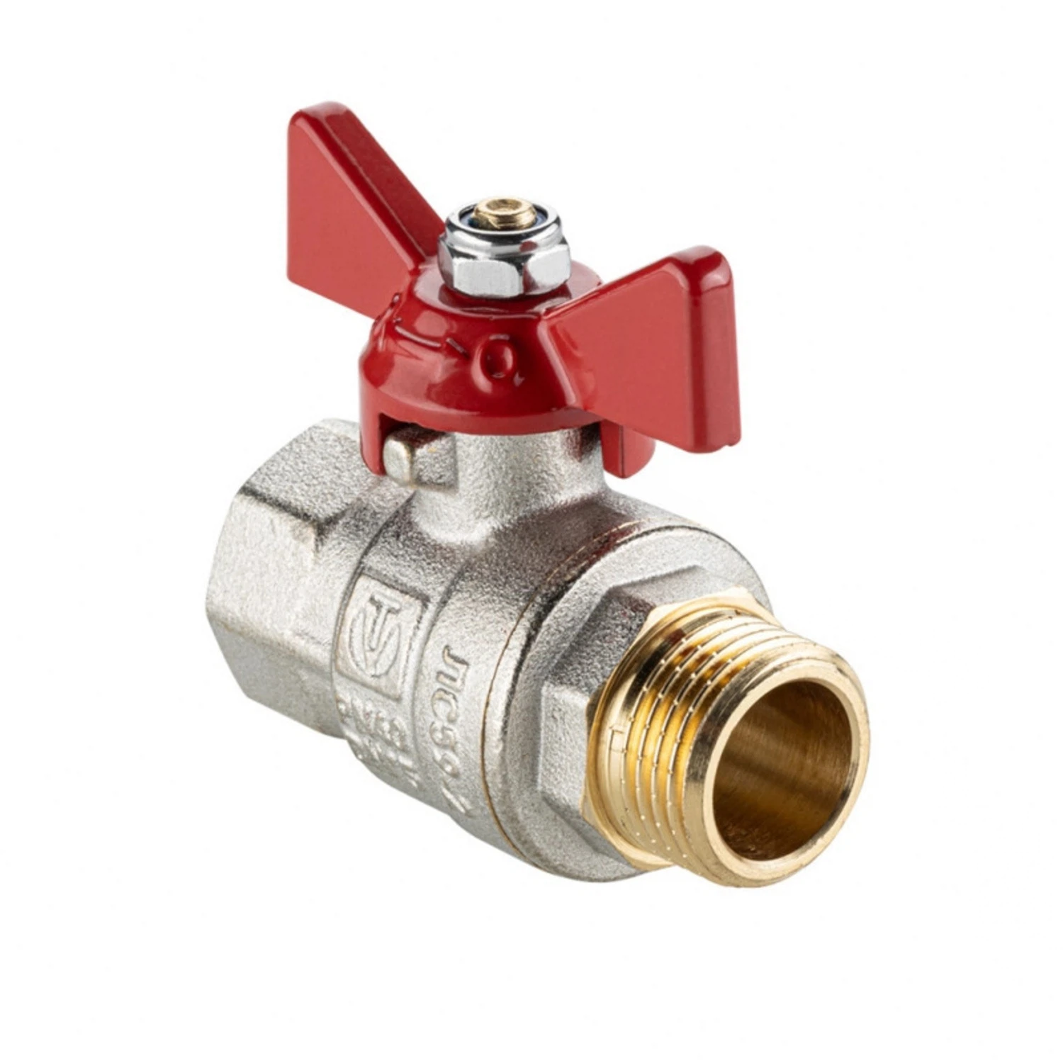 Изображение товара Кран шаровой 1/2'' вн/нар бабочка VALTEC VT.218S BASE Изображение товара Кран шаровой 1/2'' вн/нар бабочка VALTEC VT.218S BASE