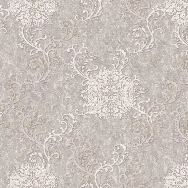 

обои 7115-11 marco euro decor флизелин 1,06*10,05м дамаск серый