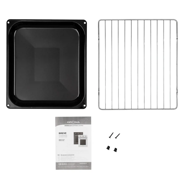 шкаф духовой электрический krona breve 45 wh независимый 00026333