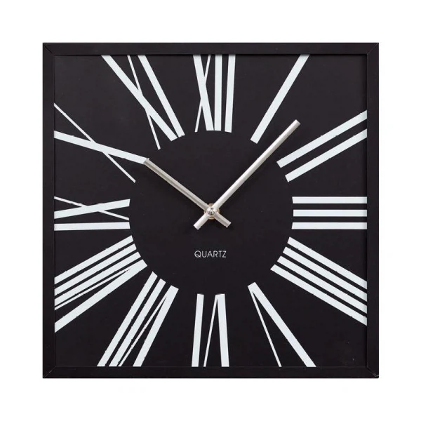 

часы настенные metal wall clock 30x30см 79785