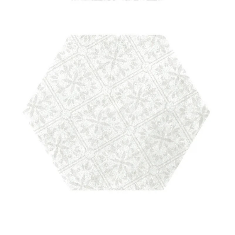 Изображение товара Керамогранит Pompeia Decor Blanco 20x24 Гексагон для пола и стен