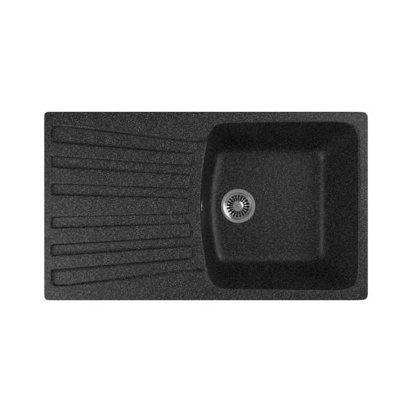 

мойка кухонная мраморная greenstone 85x50 grs-12-308 черный
