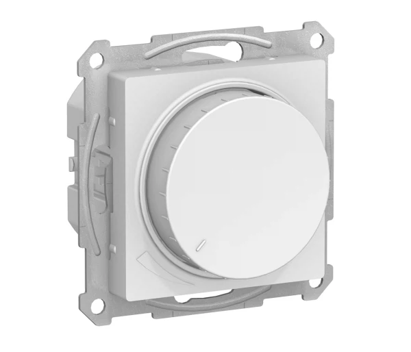 Диммер (белый, поворотно-нажимной) schneider electric atlasdesign atn000134