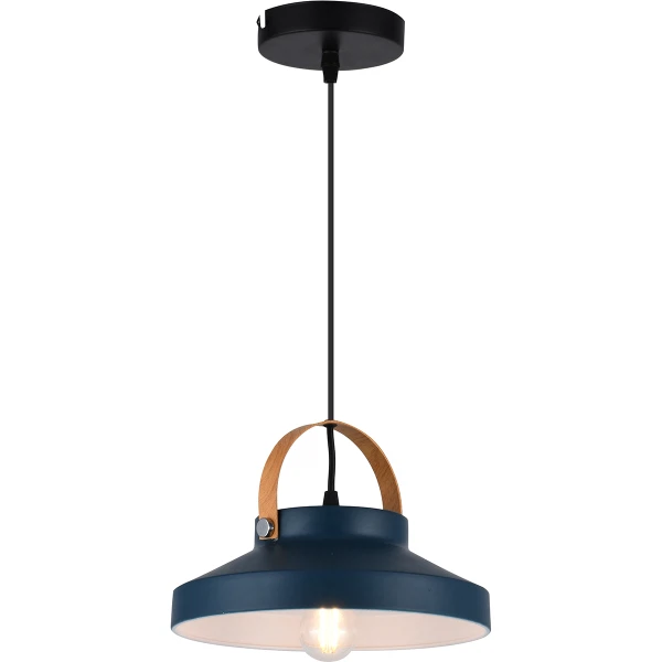 

светильник подвесной toplight wendi tl1225h-01gr е27 ip20 синий