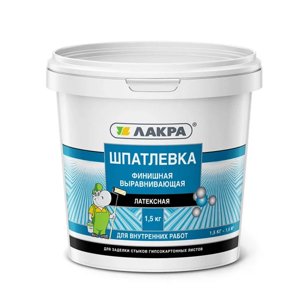 Шпатлевка лакра финишная латексная для внутренних