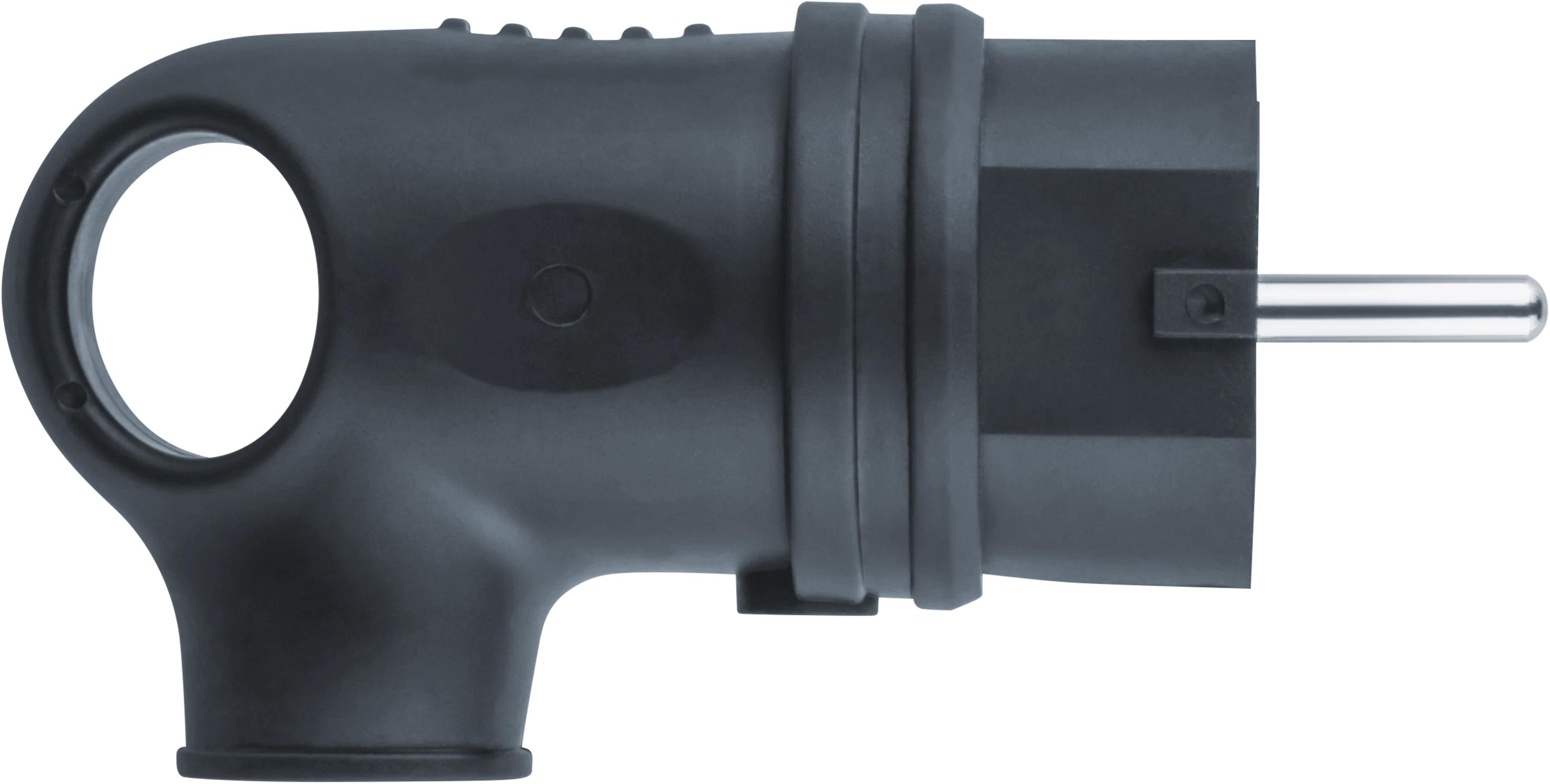 Изображение товара Вилка Navigator 61 367 NCA-PLR01-16A-E-IP44-BL угловая с/з каучук черная