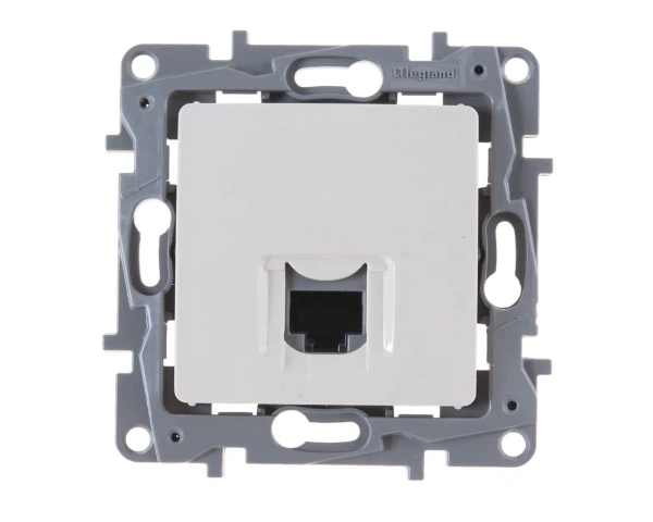 

розетка компьютерная rj45 ( слоновая кость, 1 пост) legrand etika 672341, Бежевый