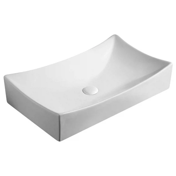 

раковина встраиваемая сверху azario trend 65,5х39,5 az416, Белый