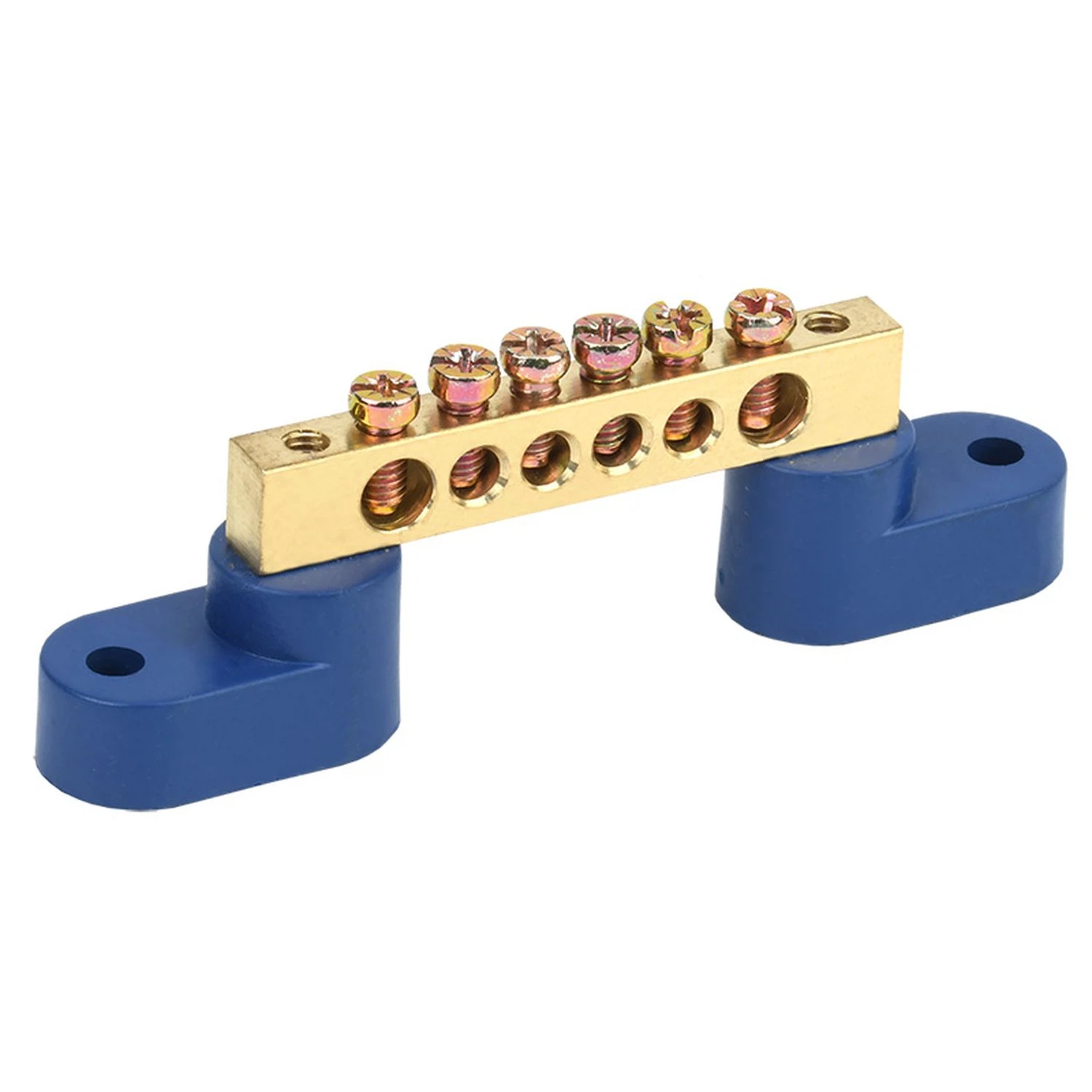 Изображение товара Шина нулевая REXANT 6х9 мм на угловых изоляторах для электроточек