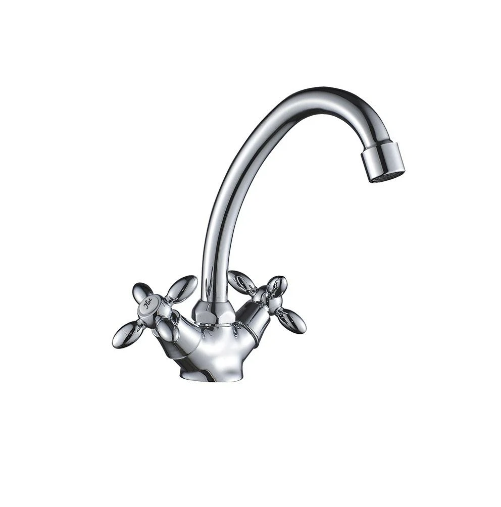 Изображение товара Смеситель для умывальника DECOROOM DR53012 с поворотным изливом