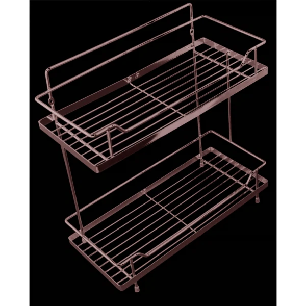 Фото Полка хром 2-ая прямая ае-593 аквалиния 2222