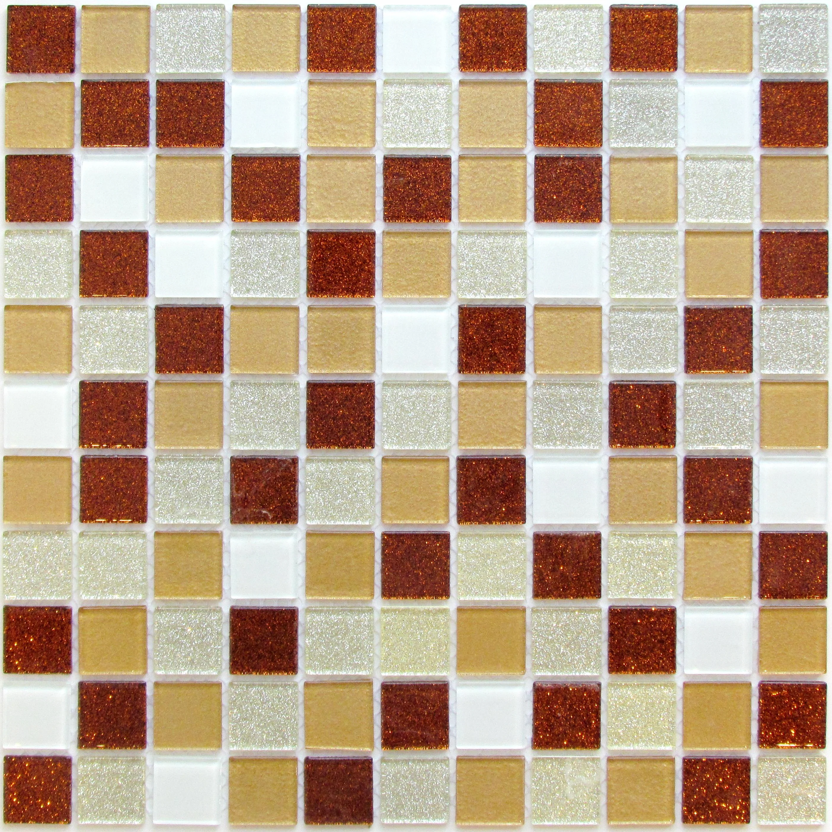 Изображение товара Стеклянная мозаика Happy 2,5*2,5 см 30*30 см