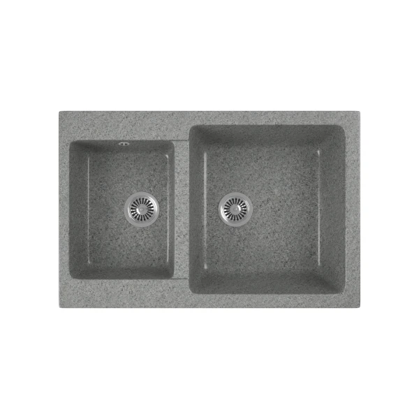 

мойка кухонная мраморная greenstone 78x51 grs-76k-309 темно-серый